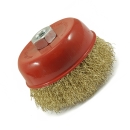 Topf-Drahtbürste Ø 100 mm – gewellt für Winkelschleifer